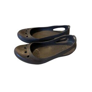 Crocs Womens Brown Flats W10‎